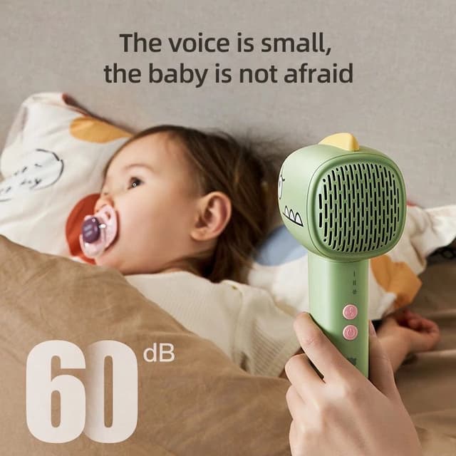 استشوار اطفال لاسلكي Rechargeable Mini Wireless Hair Dryer for Baby
