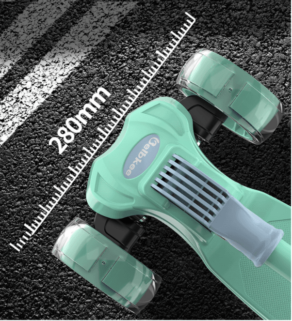 COOLBABY JSMG 3Wheel Scooter, Movable And Adjustable Seat, LED Flash PU Wheel