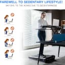 Cool Baby COOLBABY MINI-SLHX Series Portable Treadmill for Home Cum Under Desk Walking Pad Can be Stored Under Bed or Desk