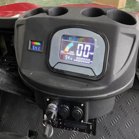 Cool Baby COOLBABY GRF02-LHX 4 Passengers Off-road Golf Cart ，club cart ,mobility scooter,Electric scooter,Landscape car，Electric sightseeing vehicle，Hotel reception car，Electric tour car，Unlimited battery life - with solar panels