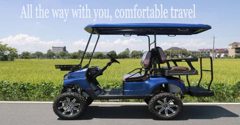 Cool Baby COOLBABY GRF02-LHX 4 Passengers Off-road Golf Cart ，club cart ,mobility scooter,Electric scooter,Landscape car，Electric sightseeing vehicle，Hotel reception car，Electric tour car，Unlimited battery life - with solar panels