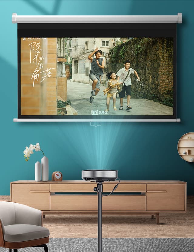 شاشة عرض بروجكتر 72 بوصة CRONY Anti-Light Projection Screen Projector - 636471