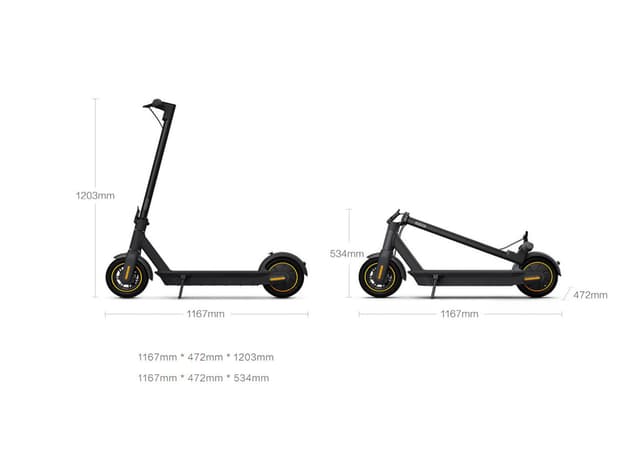 CRONY XM 30km/h E-scooter with APP Aluminium Alloy Folded 10 Inch tires | Dark grey