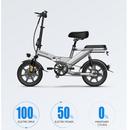 CRONY F3 Electric Folding Bike 14 inch folding electric bicycle mini battery car small electric car instead of lithium battery - SW1hZ2U6NjE2MzQ2