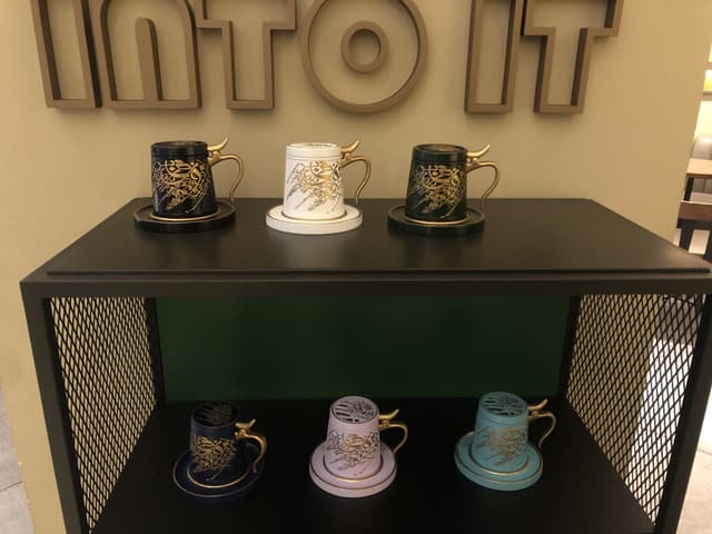 مبخرة بخور على شكل كوب أبيض كورني Crony Dukhoon Portable lncense Burner