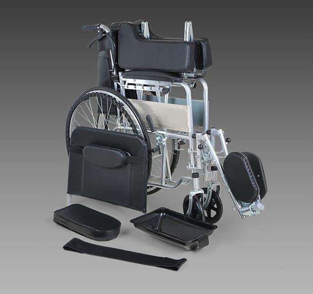 كرسي اصحاب الهمم متحرك قابل للطي Crony wheelchair With toilet Convenient