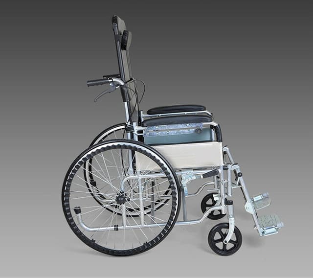 كرسي اصحاب الهمم متحرك قابل للطي Crony wheelchair With toilet Convenient