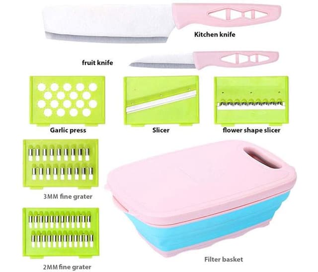 لوح تقطيع الخضار (دف) متعدد الاستخدامات Multi-Functional Vegitable Slitting Planer For Kitchen