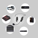 ميكروفون لاسلكي محمول كروني U99 Mini wireless microphone Wireless headset microphone
