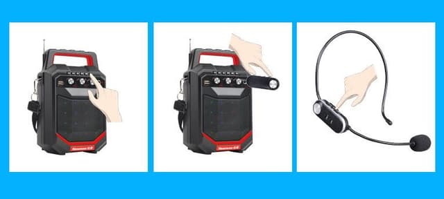 ميكروفون لاسلكي محمول كروني U99 Mini wireless microphone Wireless headset microphone