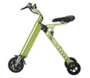 Crony Fashion Two Wheels Electric Folding Bicycle, 36V Lightweight Small Electric Bike 13.5kg E-Bike -H9-3 -Green