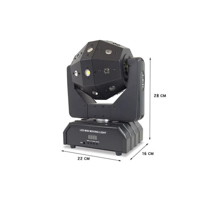 إضاءة حفلات ( 90W ) CRONY -  LED Moving Head Light with laser and Flash lamp Professional DJ