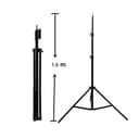 ترايبود إحترافي للكاميرا او الإضاءة 1.6 متر أسود Tripod Stand - Crony