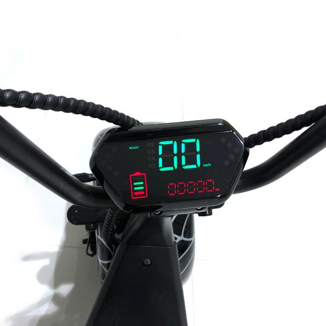 دراجة كهربائية ( موتوسيكل كهربائي ) 2500 واط - أسود CRONY Big Harley Electric motorcycle