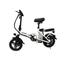 دراجة كهرائية ( قابلة للطي ) بيطارية قابلة للشحن - فضي CRONY F6 Electric Folding Bike  folding electric bicycle mini battery car small electric car