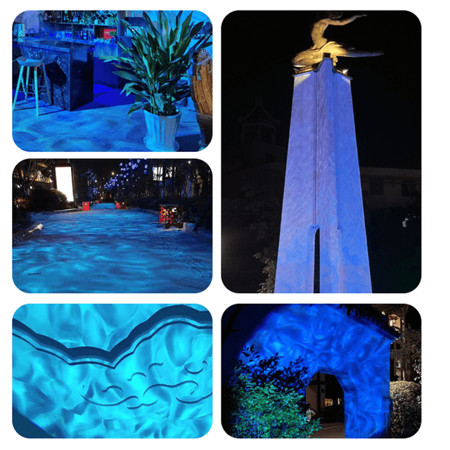 CRONY 40W Water wave lamp Outdoor 40W LED Waterproof Water Wave Effect Spot Light