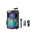 CRONY RX-1225B Portable party speaker 12 inch bull LED portable speaker