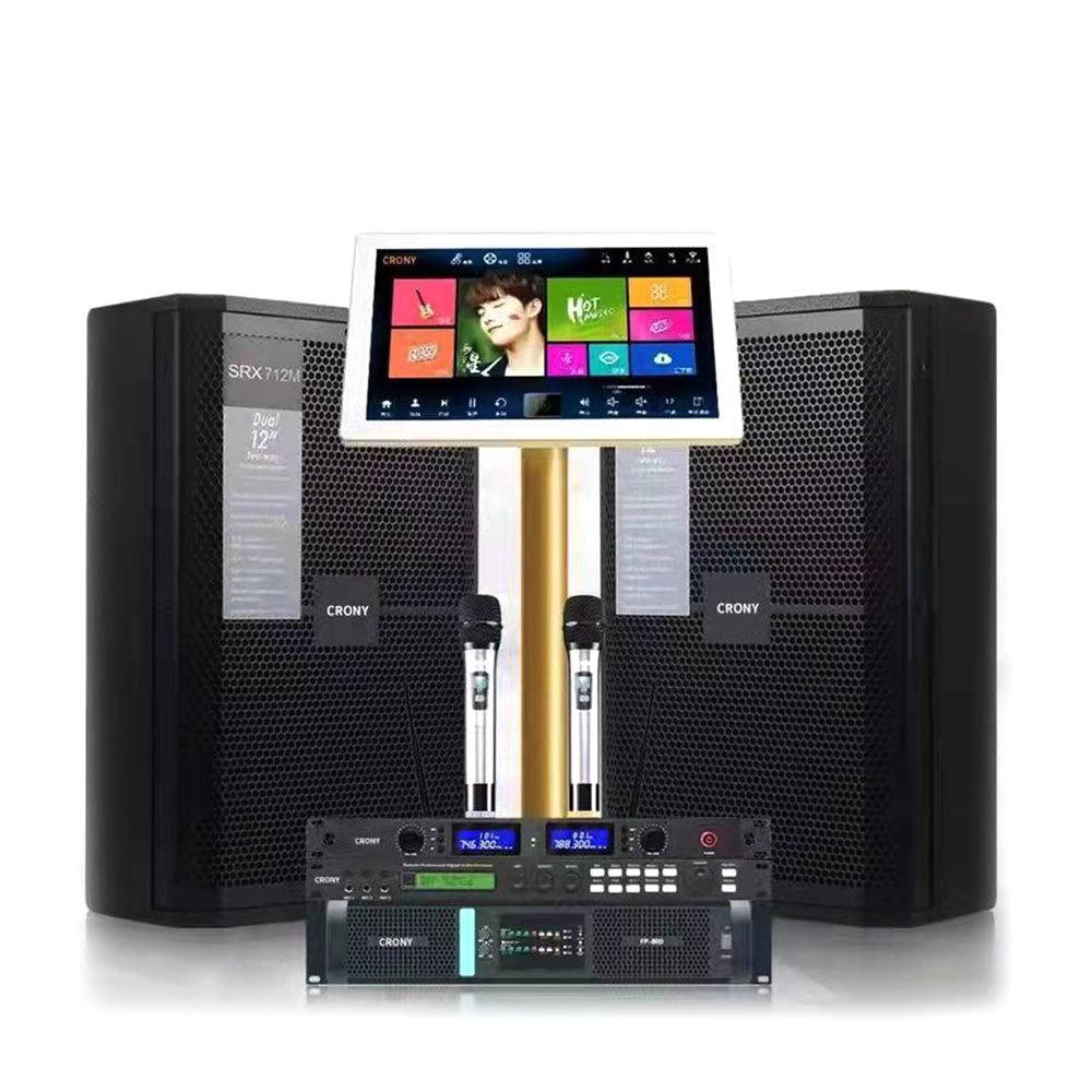 مسرح منزلي 350 واط اسود كروني CRONY KTV System professional audio set