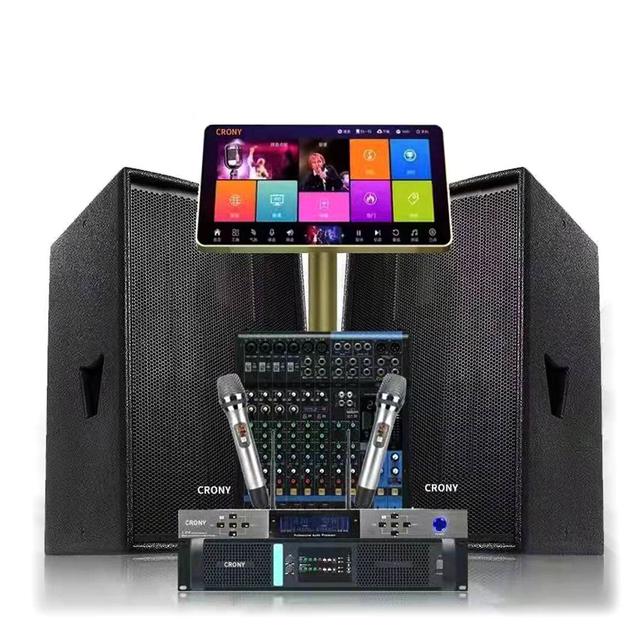 مكبر صوت ( 400W ) مقاس 15" CRONY -  KTV System  professional audio set - SW1hZ2U6NjAxNzE5