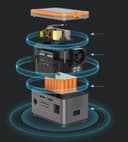 بطارية متنقلة للرحلات 324 للرحلات كرونيWH ( 90000 ميلي أمبير ) CRONY Portable Power Station