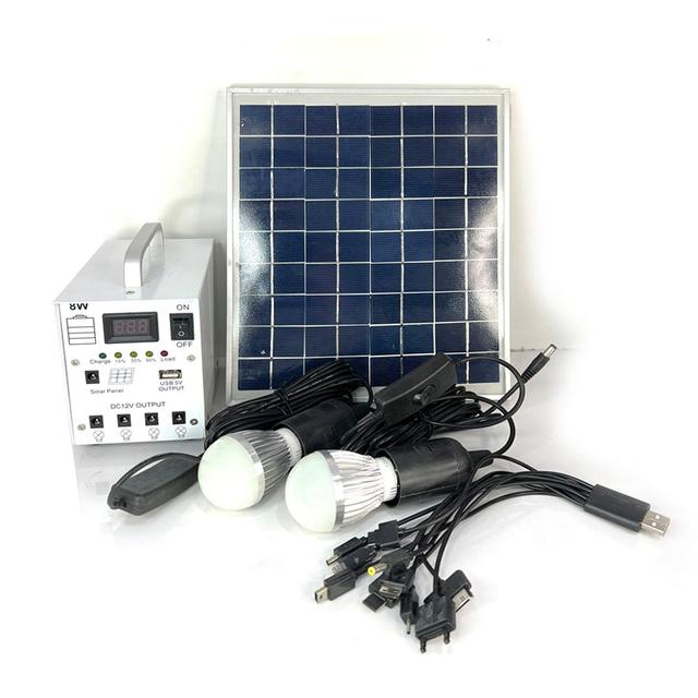 CRONY 8W solar electrical energy generation Solar energy kits for homes - SW1hZ2U6NjA4NDA3