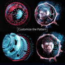 جهاز هولوجرام 300000 ساعة يعرض الصور والفيديو 3 D كروني CRONY holographic 3D Advertising Display