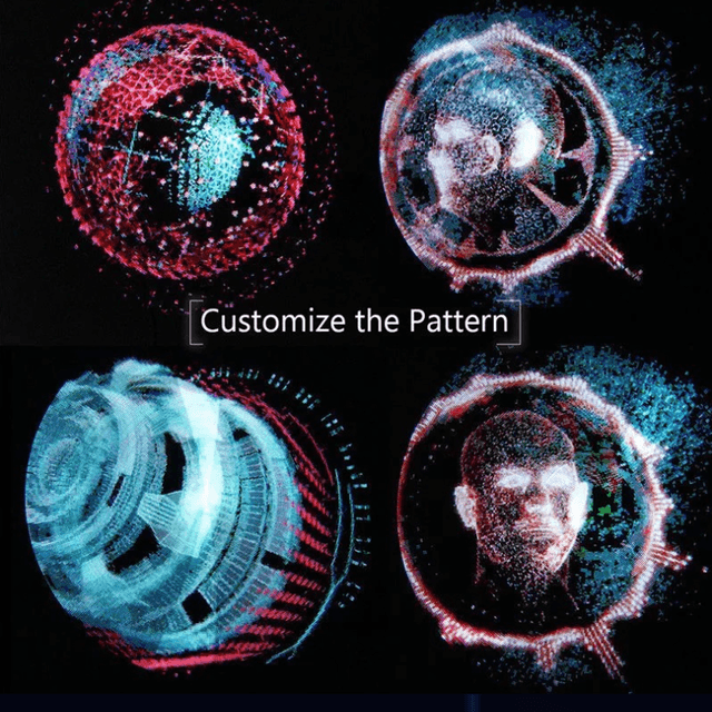 جهاز هولوجرام 300000 ساعة يعرض الصور والفيديو 3 D كروني CRONY holographic 3D Advertising Display