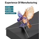 جهاز هولوجرام 300000 ساعة يعرض الصور والفيديو 3 D كروني CRONY holographic 3D Advertising Display