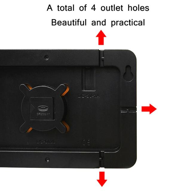 ساعة رقمية - أسود CRONY Electronic LED Living Room Clock