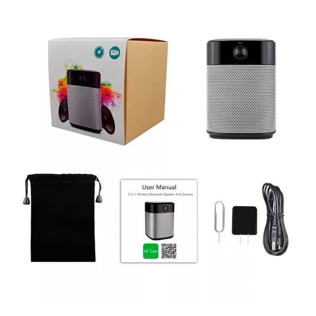 CRONY SV-A1 Keeper HD 1080P mini Wifi IP Camera and Bluetooth Speaker Security Camera with Night Vision Two Way Audio Motion