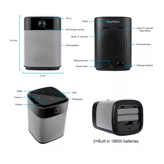 CRONY SV-A1 Keeper HD 1080P mini Wifi IP Camera and Bluetooth Speaker Security Camera with Night Vision Two Way Audio Motion