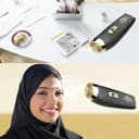 Crony B11 upright hand-held Bukhoor Aromatherapy Portable Arabic Electric Bakhoor Incense Burner | Black+Golden