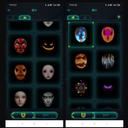 Crony Shining App cosplay Mask With Bluetooth App Party Face Changing Led Display Mask For Party - SW1hZ2U6NjExODk2