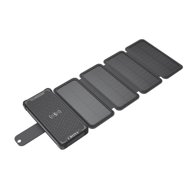 شاحن جوال يعمل بالطاقة الشمسية 18 وات CRONY ES-B03 Fold the solar mobile power supply