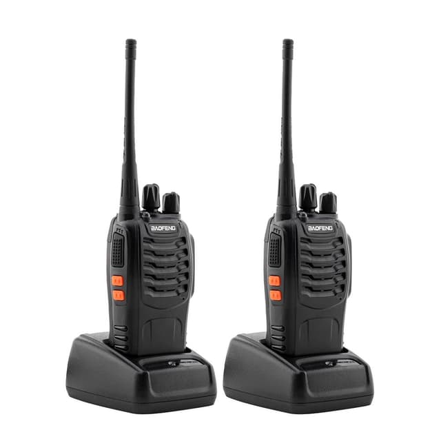 Baofeng 5W BF-888S 2PCS Walkie Talkies Two Way Radios Battery and Charger