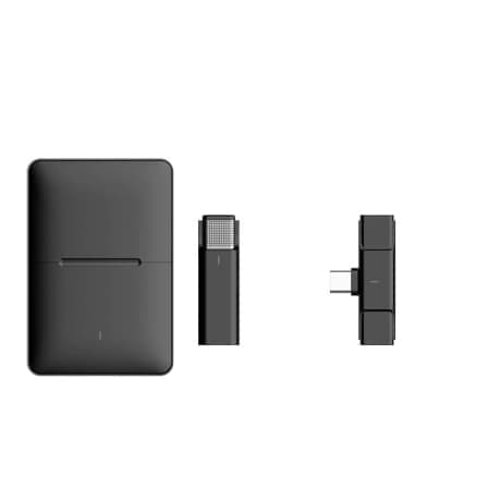 ميكروفون لاسلكي صغير للهواتف Wireless Lavalier Microphone Mini Portable Mic For Video Vocal Record