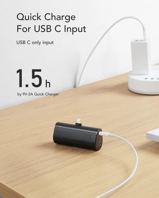 VEGER Mini Portable Charger 5000mAh 
