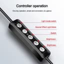 رينغ لايت RGB 10" أسود MJ26 wire-controlled mobile phone RGB LED Live Fill Light - CRONY