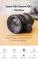 كاميرا المراقبة الخفية المغناطيسية C2T Wifi Mini Security Camera بدقة 1080p