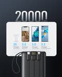 VP-2059 20000mah Veger Power Bank Build-in 4 Cables