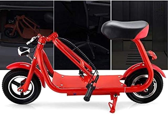 CRONY Mini Harley+Double Seat Two Wheels 36V 8A Lithium Battery Electric Electric motorcycle | Red - SW1hZ2U6NjE3OTM0