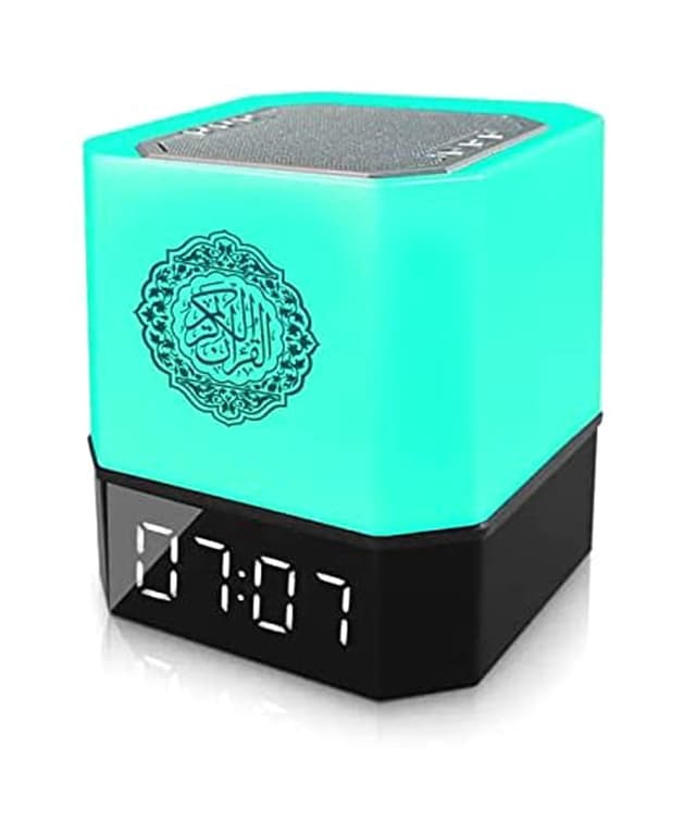 CRONY 229 TOUCH LAMP QUR'AN SPEAKER Quran Speaker Cube Touch Lamp Azan Clock JO 303 - 636420