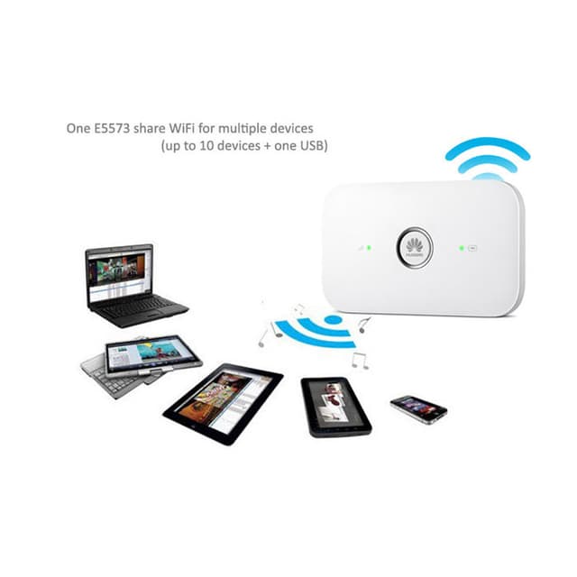Crony HUAWEI E5573 4G LTE 3G Cat-4 Mobile WiFi Wireless Hotspot Router Modem