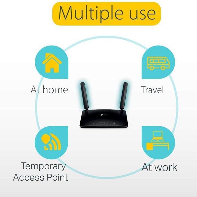 مودام 4g راوتر تي بي لينك TP-Link Dual Band 4G LTE WiFi Router - SW1hZ2U6NjEzNTMw