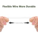 كيبل شحن من USB الى Type C  - أبيض CRONY Quick Charge & Data U-C Cable