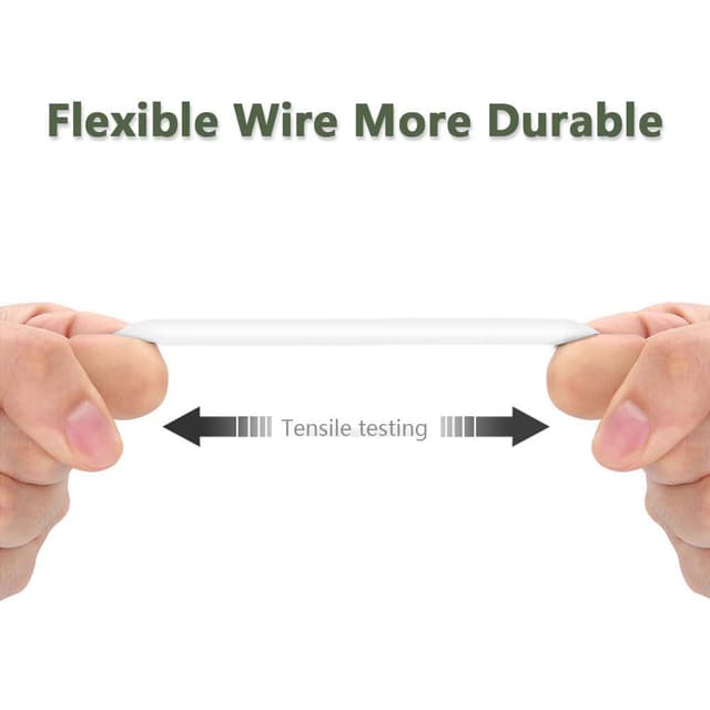 كيبل شحن من USB الى Type C  - أبيض CRONY Quick Charge & Data U-C Cable