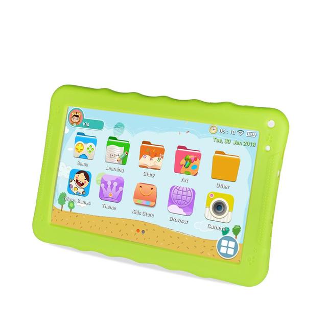 تابلت اطفال اندرويد 9 انش رام 512 ميغابايت واي فاي أخضر كروني Crony Green WIFI 512MB Ram Android Kids Tablet 9-inch - SW1hZ2U6NjA4Njc4