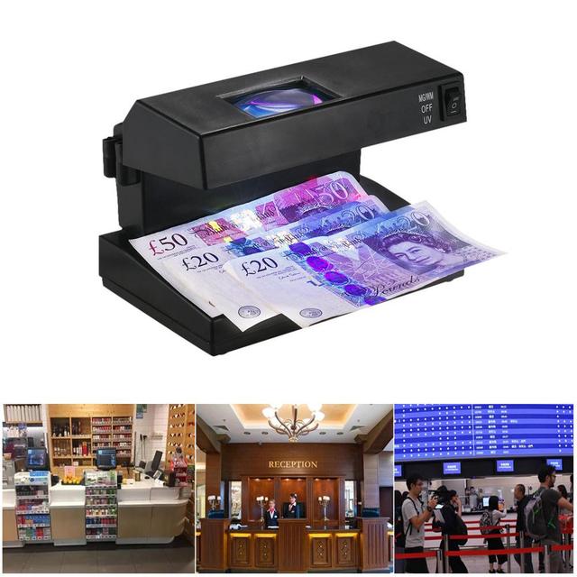 Crony AD-2138 Counterfeit Money Detector Banknote Verifiers - SW1hZ2U6NjAxMzI5