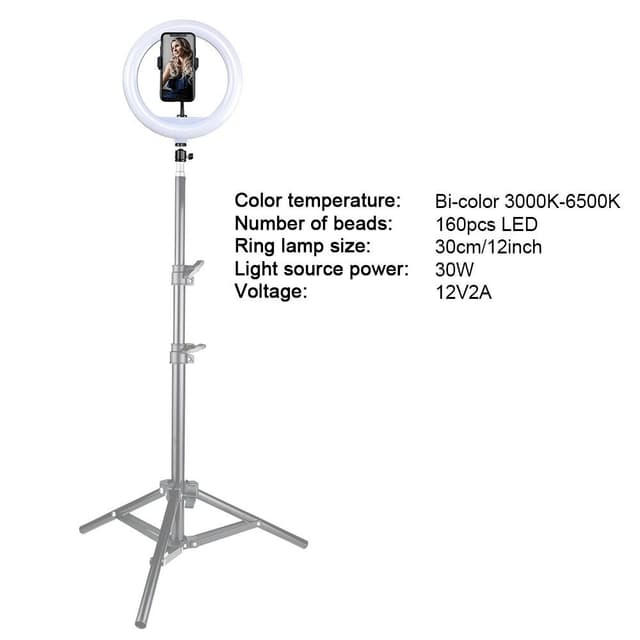 Crony YQ-320A 12inch remote control mobile phone Live Fill Light