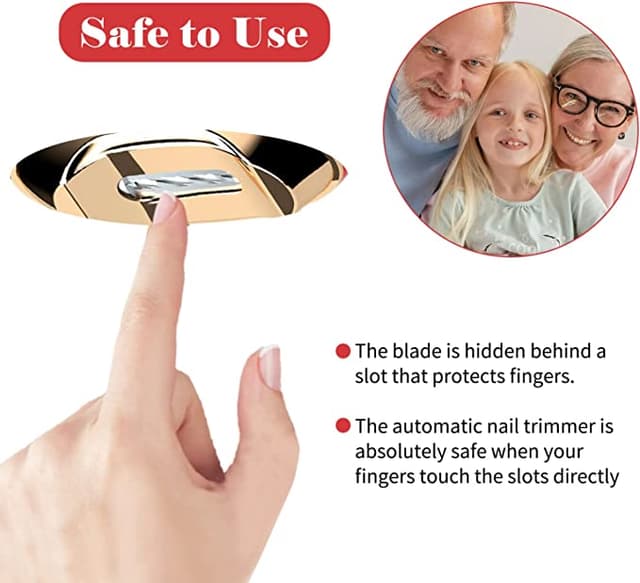 جهاز قصاصة أظافر الأوتوماتيكية Electric Nail Clipper